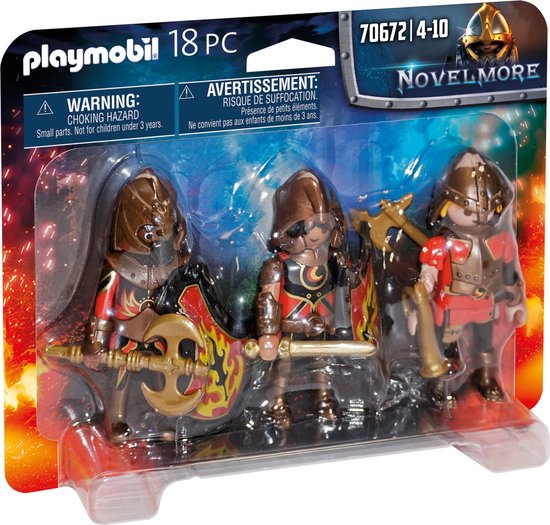 Playmobil Novelmore 70672 Set van 3 Burnham Raiders