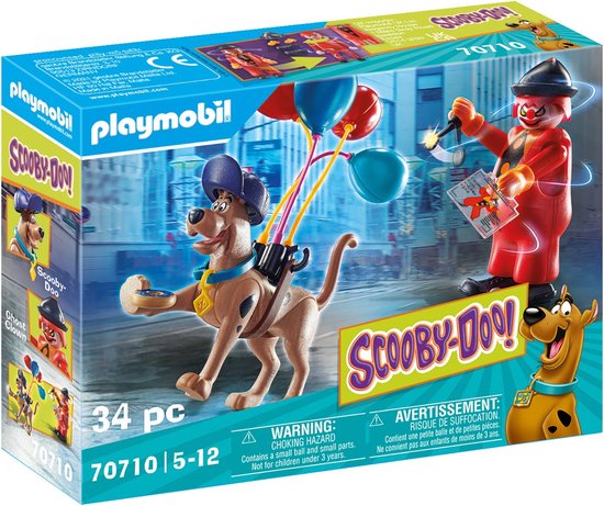 PLAYMOBIL SCOOBY-DOO! - Avontuur met Ghost Clown constructiespeelgoed 70710