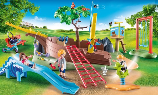 PLAYMOBIL City Life Avontuurlijke speeltuin met scheepswrak - 70741