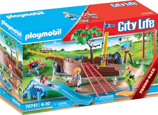 Playmobil City Life 70741 Avontuurlijke Speeltuin met Scheepswrak