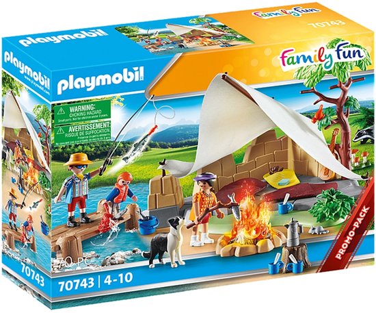 PLAYMOBIL Family Fun Familie op kampeertocht - 70743