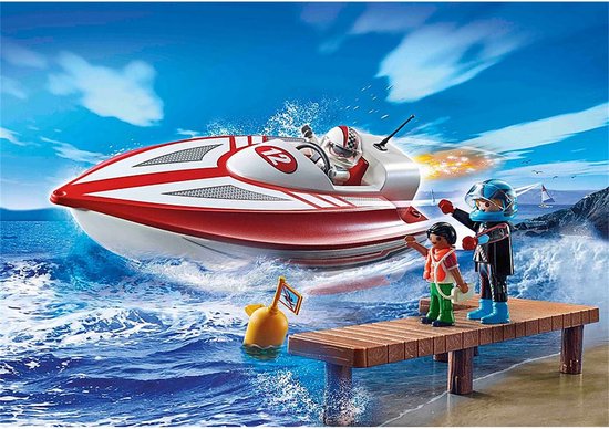 PLAYMOBIL Sports&Action Speedboot met onderwatermotor