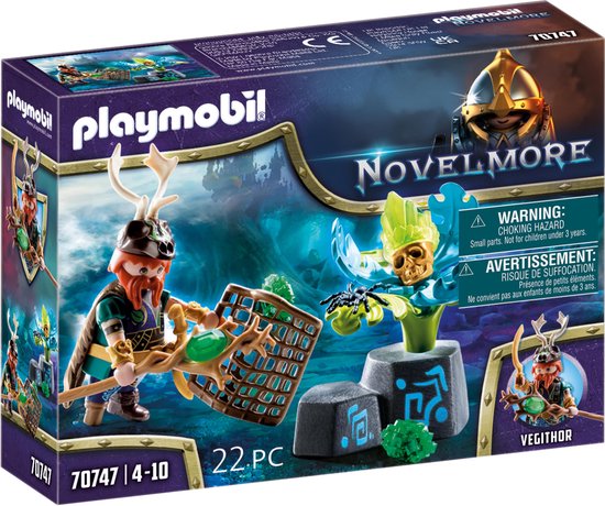 PLAYMOBIL Novelmore - Violet Vale: Magiër van de planten constructiespeelgoed 70747