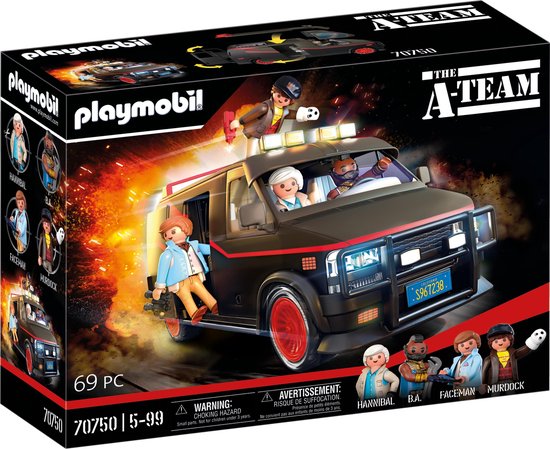 Playmobil Movie Cars 70750 De A-team Bus