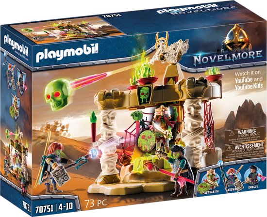 PLAYMOBIL Novelmore - Sal'ahari Sands - Tempel van het skelettenleger constructiespeelgoed 70751
