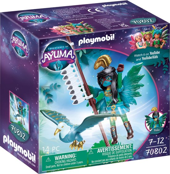 PLAYMOBIL Ayuma - Knight Fairy met totemdier constructiespeelgoed 70802