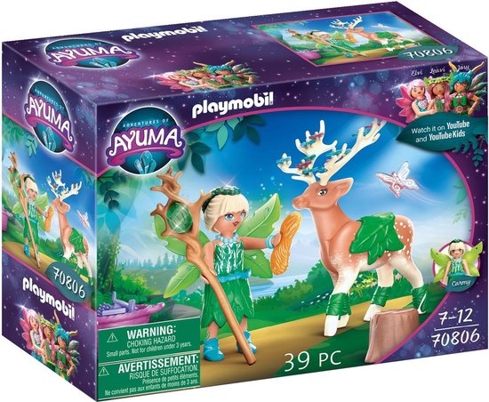 PLAYMOBIL Adventures of Ayuma Forest Fairy met totemdier - 70806