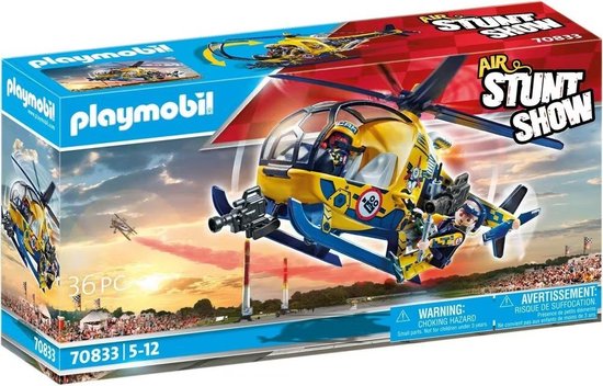 Playmobil Stunt Show 70833 Air Stuntshow filmploeghelikopter