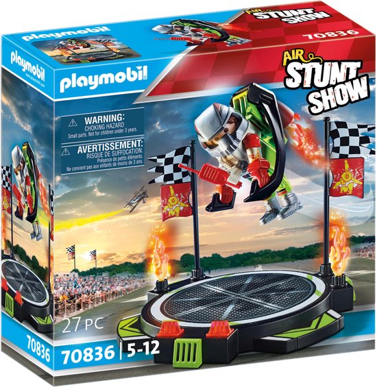 PLAYMOBIL Stuntshow - Air Stuntshow Jetpack-vlieger constructiespeelgoed 70836