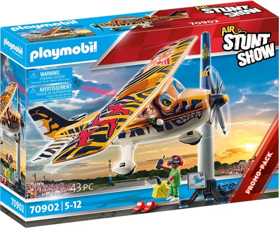 Playmobil Air Stunt Show 70902 PROMO Air Stuntshow Propellorvliegtuig