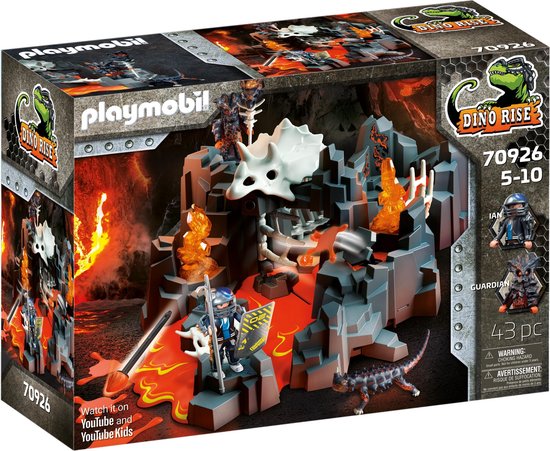 PLAYMOBIL Dino Rise - Bewaker van de lavabron constructiespeelgoed 70926