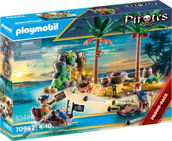 Playmobil Pirates 70962 Piratenschateiland met skelet