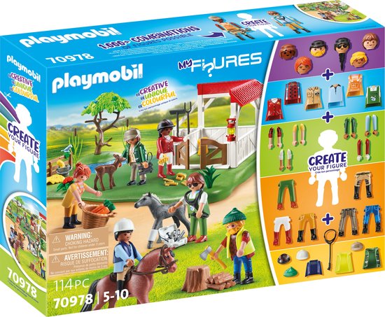 PLAYMOBIL My Figures 70978 Paardenboerderij
