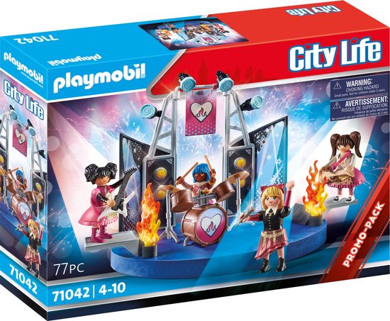 Playmobil City Life 71042 Rockband