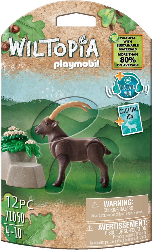 PLAYMOBIL Wiltopia - Steenbok constructiespeelgoed 71050