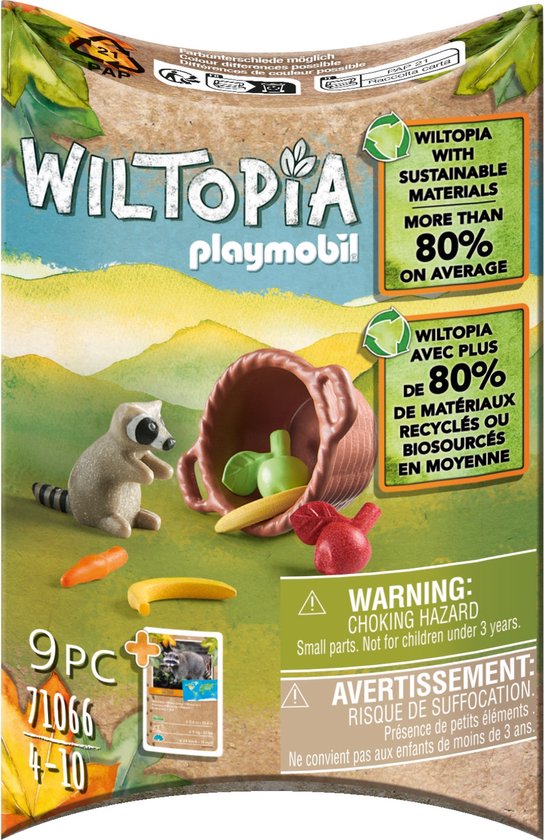 PLAYMOBIL Wiltopia 71066 Baby wasbeer