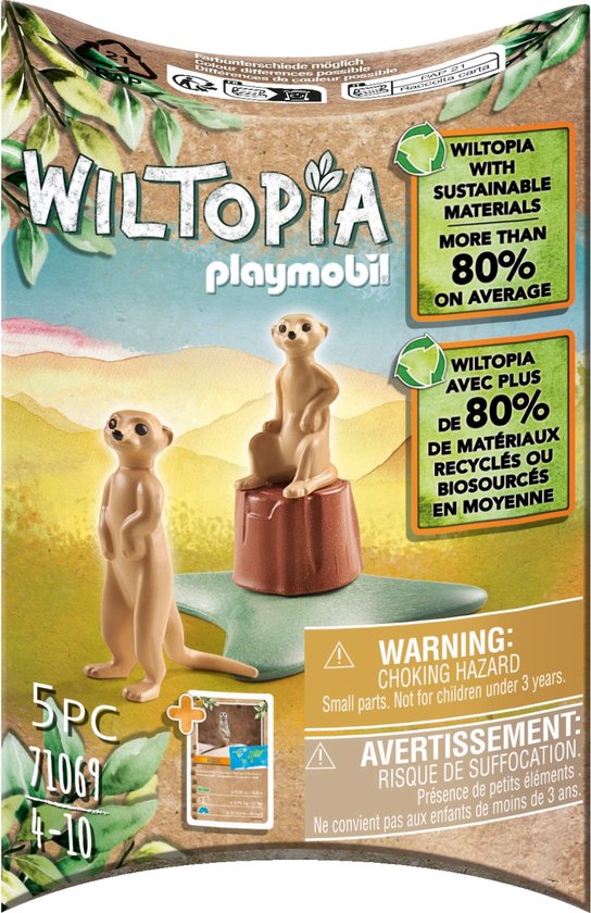 PLAYMOBIL Wiltopia 71069 Stokstaartje