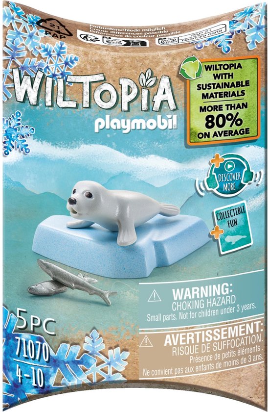 PLAYMOBIL Wiltopia 71070 Baby zeehond