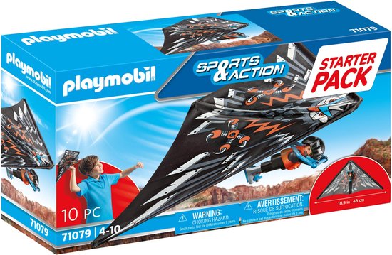 PLAYMOBIL Sports&Action - Starterpack Deltavlieger constructiespeelgoed 71079