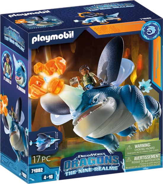 PLAYMOBIL Dragons: The Nine Realms - Plowhorn&D'Angelo constructiespeelgoed 71082
