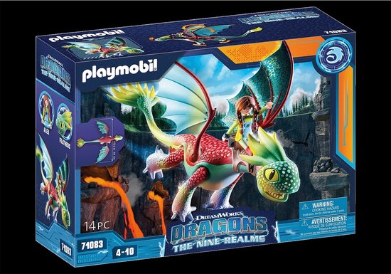 Playmobil How To Train Your Dragon 71083 Dragons: The Nine Realms - Feathers&Al