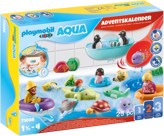 PLAYMOBIL 1.2.3 AQUA 71086 Adventskalender Badplezier