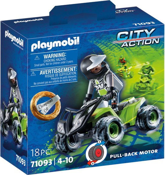 Playmobil City Action 71093 Racers - Speed Quad