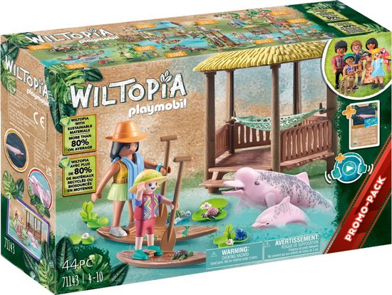 Playmobil 71143 Wiltopia - Peddeltocht met de rivierdolfijnen