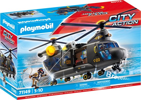 Playmobil 71149 City Action SE-reddingsvoertuig Helikopter