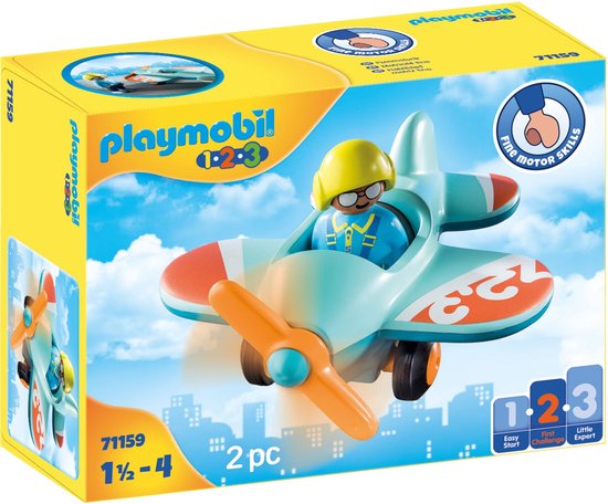 PLAYMOBIL 1.2.3 - Vliegtuig 71159