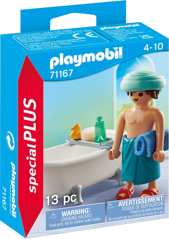 Playmobil 71167 Special plus Man in badkuip