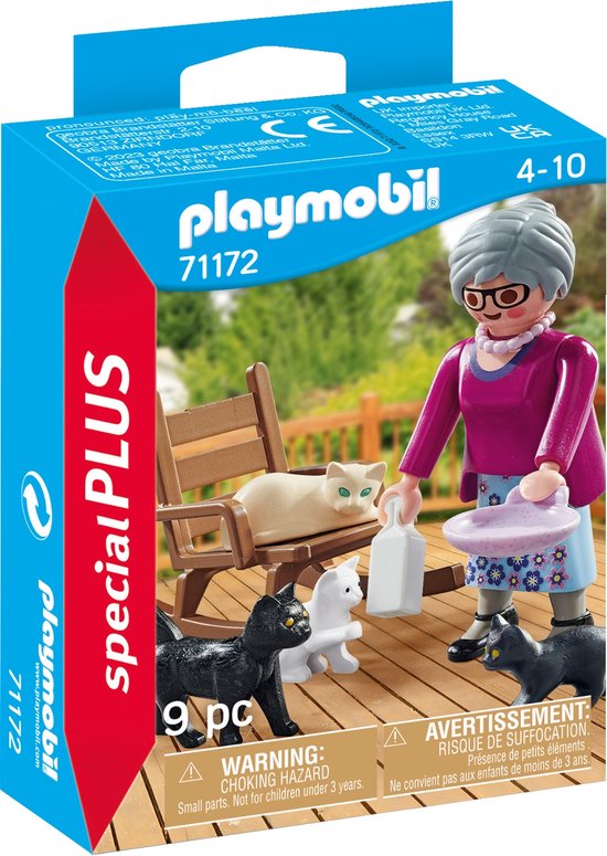Playmobil Special Plus 71172 Oma met katten