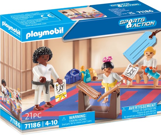PLAYMOBIL Sports & Action 71186 Karate training