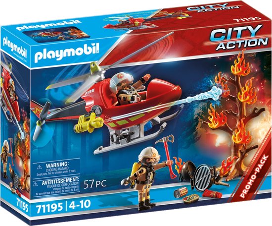 Playmobil Action City 71195 Brandbestrijding helikopter