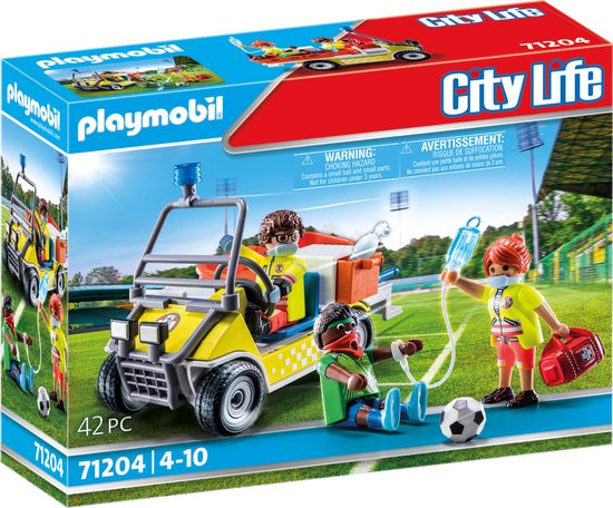 PLAYMOBIL City Life - Reddingswagen constructiespeelgoed 71204