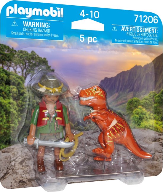 Playmobil 71206 Avonturier met T-Rex