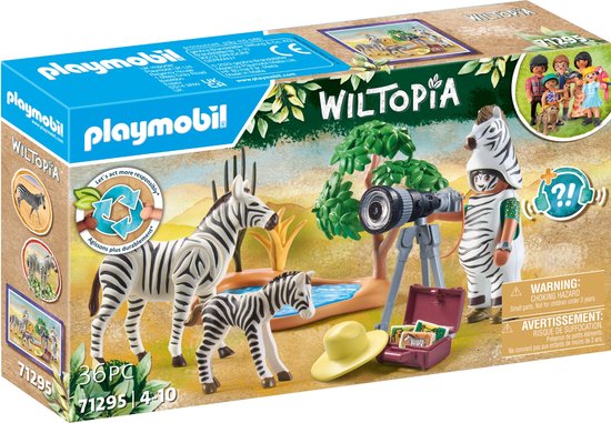 PLAYMOBIL Wiltopia - Onderweg met de dierenfotograaf constructiespeelgoed