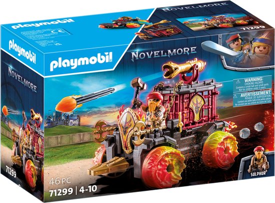 PLAYMOBIL Novelmore 71299 Burnham Raiders - Vuurgevechtwagen
