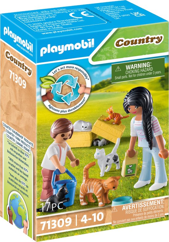 Playmobil 71309 Country Kattenfamilie