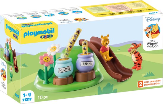 PLAYMOBIL 1.2.3 - Winnie de Poeh Bijentuin constructiespeelgoed 71317