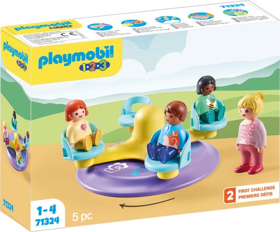 Playmobil 1.2.3 71324 1.2.3 Kindercarrousel