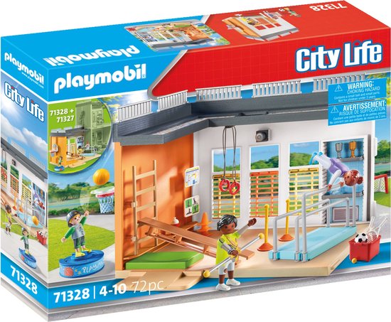 PLAYMOBIL City Life - Sportschool uitbreiding constructiespeelgoed 71328