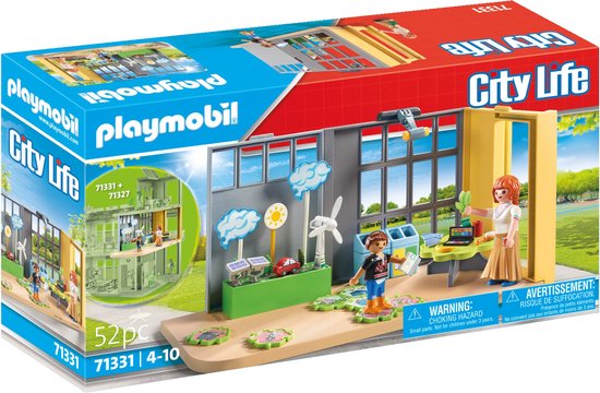 PLAYMOBIL City Life - Uitbreiding klimaatwetenschap constructiespeelgoed 71331