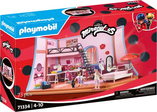 PLAYMOBIL Miraculous - Marinettes loft constructiespeelgoed 71334