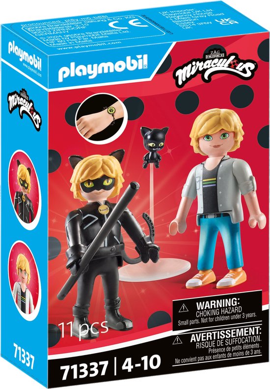 Playmobil Miraculous 71337 Miraculous Adrien&Cat Noir