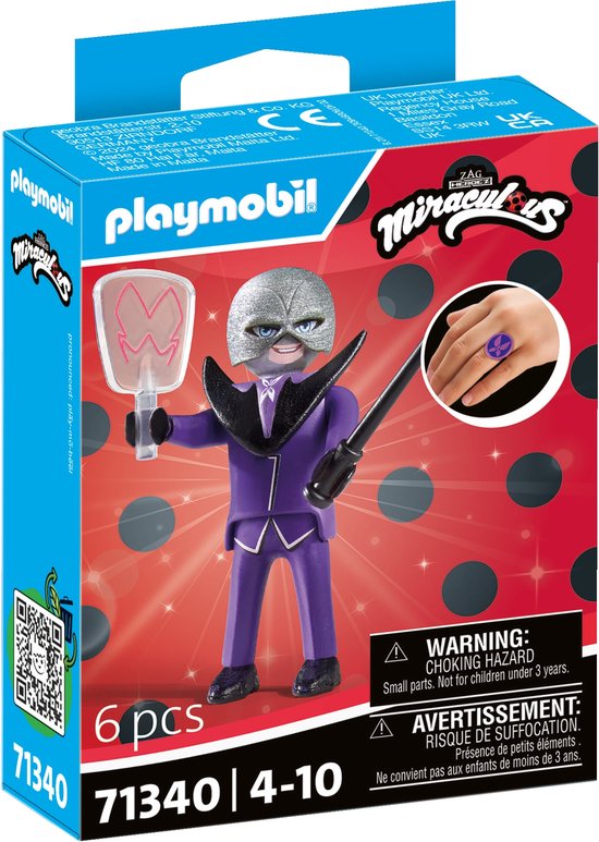 Playmobil Miraculous 71340 Miraculous Hawk Moth