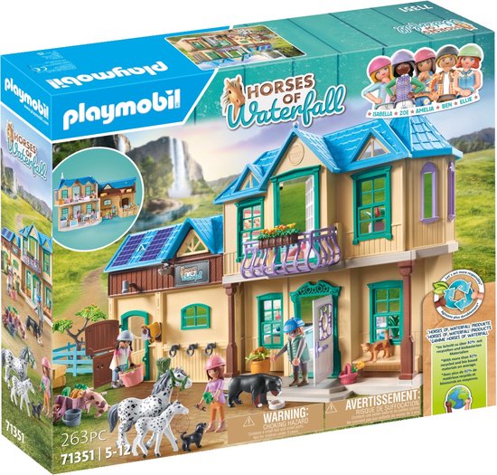 Playmobil 71351 World of Horses Waterfall Ranch