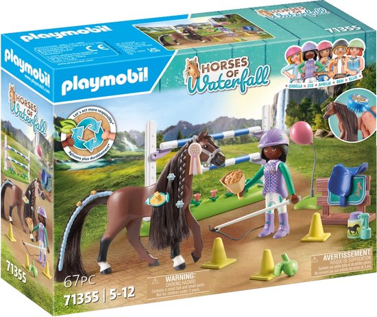 PLAYMOBIL Horses of Waterfall - Zoe en Blaze speelset constructiespeelgoed 71355
