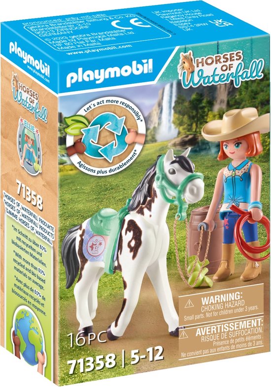 Playmobil 71358 World of Horses Ellie en Sawdust speelset