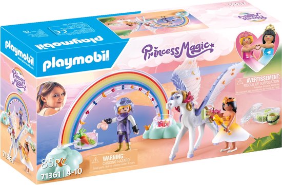 PLAYMOBIL Princess Magic - Pegasus met Regenboog constructiespeelgoed 71361
